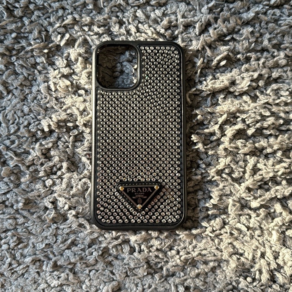 Prada - Crystal Embellished IPhone 12 Pro Phone Case